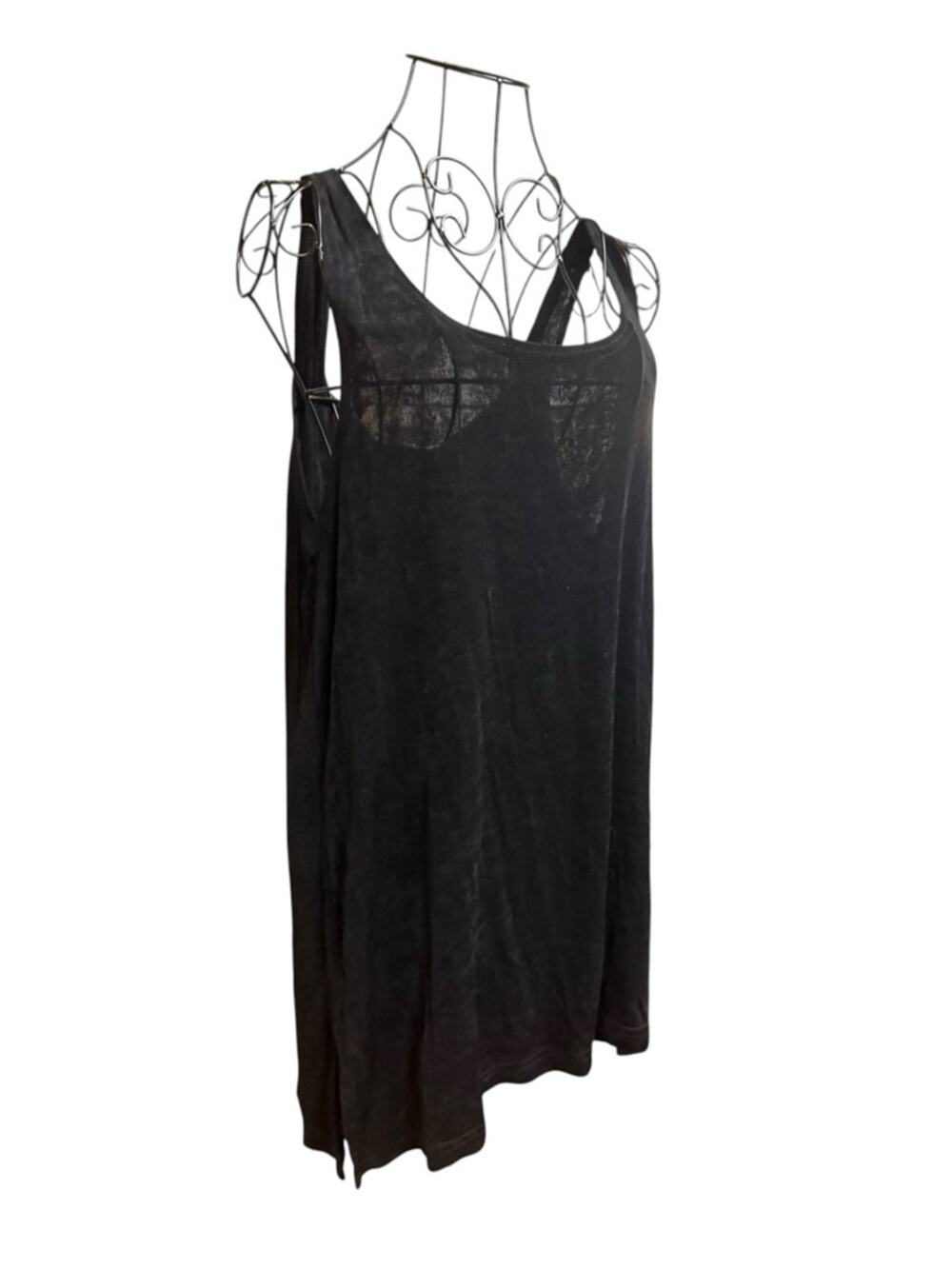 SOFTWEAR by Mark Singer Black Tank Top XL